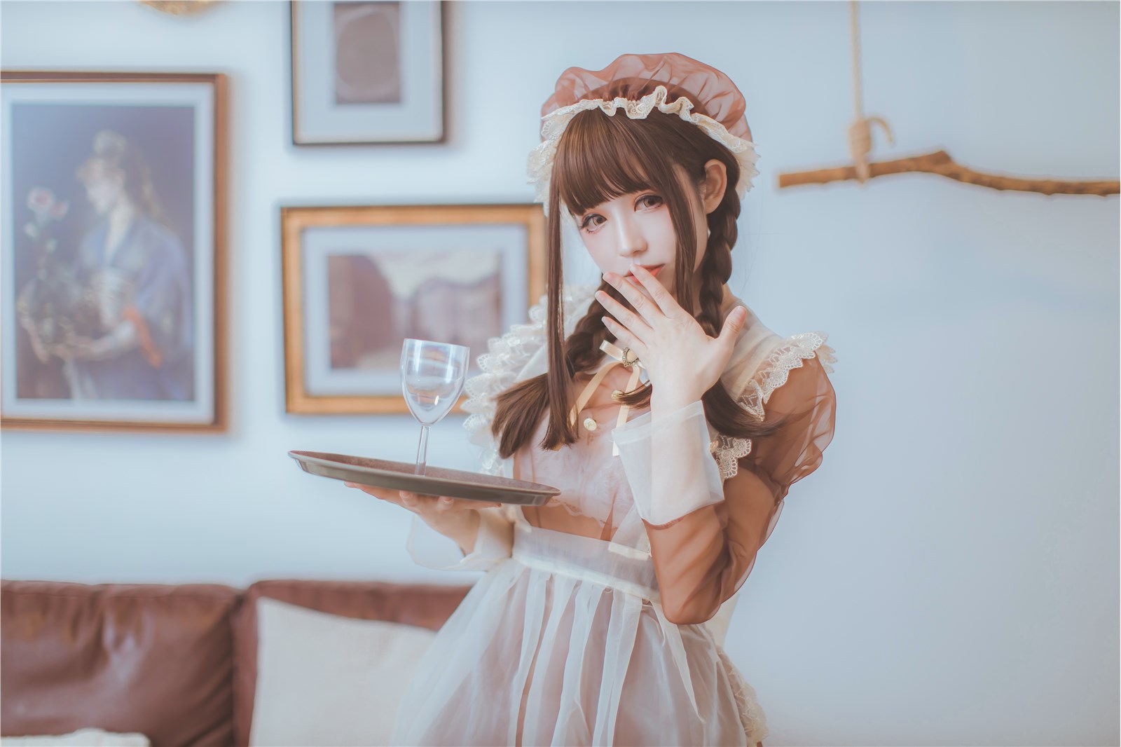 Coser Dress NO.005 Transparent maid(7)